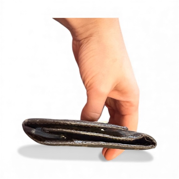 Fendi Logo Canvas Wallet in Brown‎ and Black - Picture 7 of 12